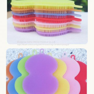 Soft Silicone Brushes for Kitchen Fruit Bath Face