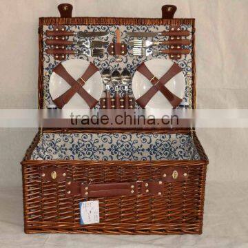 Linyi Cheap Wicker Picnic Basket for 4 Person Hotsale Wicker Empty Picnic Baskets photo-5