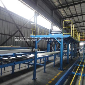 EPS/PU sandwich panel continuous production line