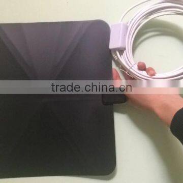 Digital Indoor TV Antenna With Amplifier Flat High Gain DVB-T/T2 VHF/UHF Amplified TV Antenna 50 Miles Range photo-3