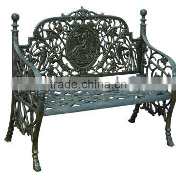 Trade Assurance Garden Furniture Outdoor Bench Antique Cast Iron Bench photo-3