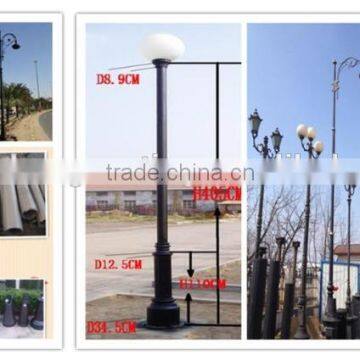 Spanish style antique cast iron street poles