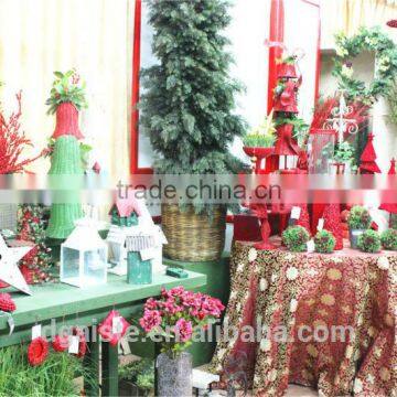 mini / huge artificial christmas pine tree / ring / flower for home / hotel / office (new christmas combination of Este )