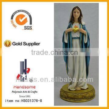 12 Inch Resin Decoration Religious Gift Virgin Mary Statues photo-2