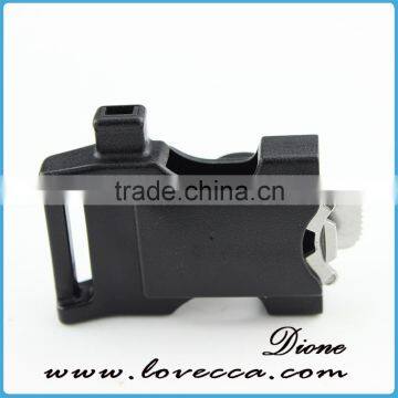 Paracord Bracelet Flint Fire Starter Whistle Compass Buckle With Bottle Opener Screwdriver photo-2