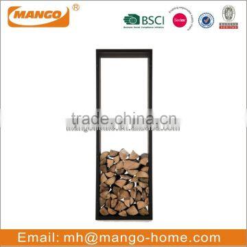 Classical Black Metal Firewood Rack photo-3