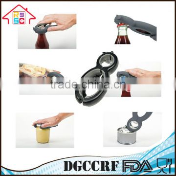 6 In 1 Can Bottle Opener Plastic Multifuctional Jar Opener