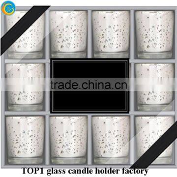 Stemmed Glass Votive Candle Holders Wedding photo-6