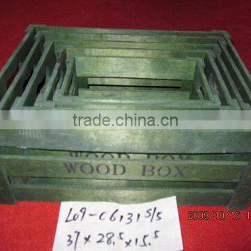 Wholesale Customized Colorful Antique Wooden Crate photo-5