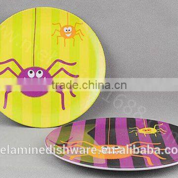 melamine spider design plate