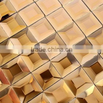 Diamond 5 surface glass mosaic tile 30*30mm