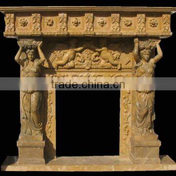 Indoor Used Grecian Style Fireplaces for Marble Stone photo-3