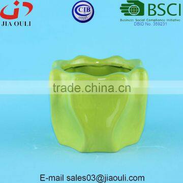 BSCI Audit Factory Dehua Ceramic Planter Pots Succulent Plants Pot for Home Decoration photo-6