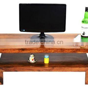 Unique Design Wooden TV Table With Lower Shelf