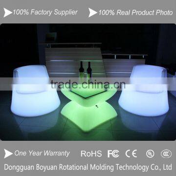 Led meeting table color changing chair evening show light club furniture