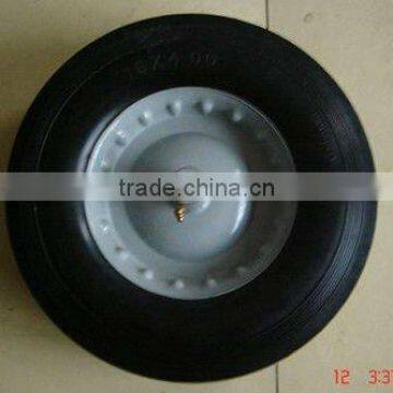 semi-pneumatic rubber wheel