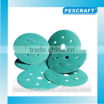 150mm Siafilm Velours Backed Sanding Discs 7 Holes