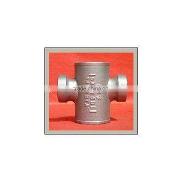 cast iron pipe fittings sanitary cross tapped