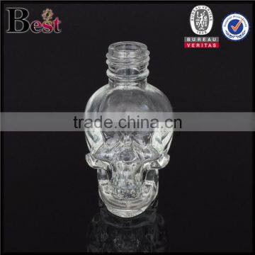 Best Sellers Hot Products Cosmetic Fragrance Perfume 10ml Glass Skull Bottle Clear Empty Refillable Bottle Glass photo-2