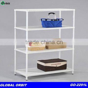 Space Saver Metal Storage Shelf With Wheels, Detachable Warehouse Storage Rack photo-2