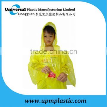 clear plastic raincoat with Sleeves