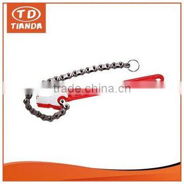 AMERICAN AND EUROPEAN STYLE CRV HEAVY DUTY DROP FORGED CHAIN PIPE WRENCH photo-2