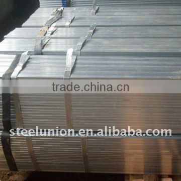 Square galvanized steel pipe / gi square hollow section