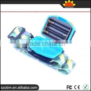 500 Lumens 1 White XPE LED and 2 Red LED Dual Light Sensing LED Headlamp With Aaa Battery photo-4