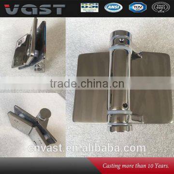 stainless steel 316 glass spigot 90 degree glass hinge with CE certificate