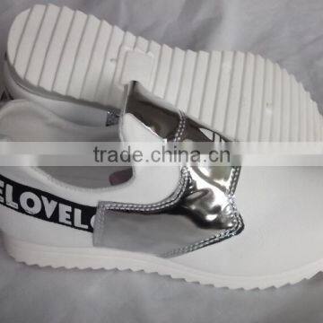 PVC Injection Girls Colorful Casual Shoes photo-3