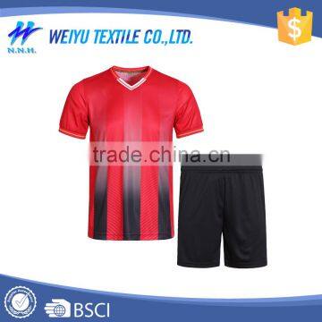 Latest design sport cheap soccer jersey set for men