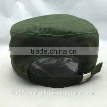 Customize Fashion Army Green Military Caps and Flat Caps With Dongguan Factory photo-3