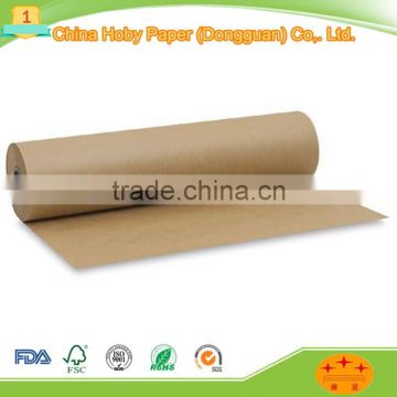 roll of Brown kraft paper for making bags