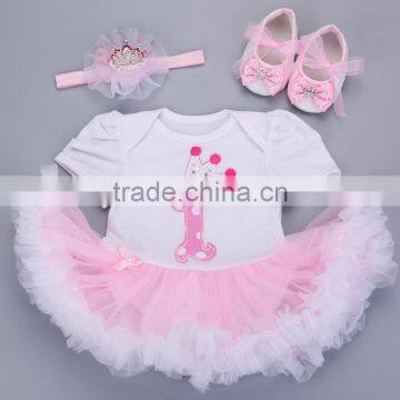 High Quality Customized Baby Clothing Sets Cotton Princess Girls Clothing photo-6