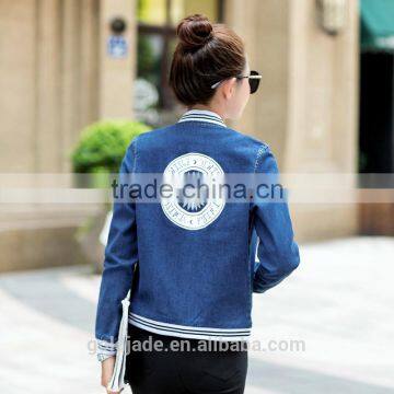 Wholesale Long Sleeves Jeans Women Denim Spring Jacket for Women photo-5
