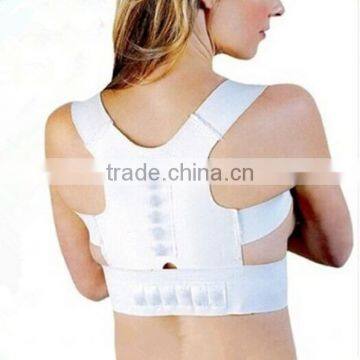 Hot Selling Adjustable Magnetic Posture Back Support Corrector Brace Shoulder Band Belt photo-4