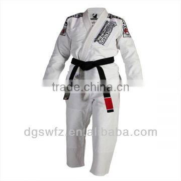 Free sampel new factory price wholesale brazilian style gold weave high quality custom jiu jitsu white a1-a7 with equipment