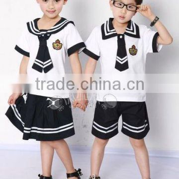 fashional cotton summer primary school uniforms