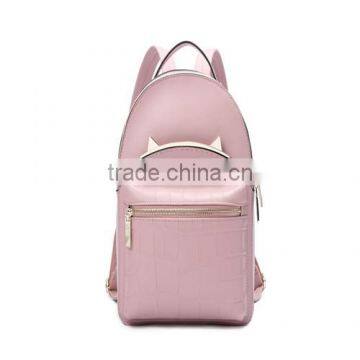 2016 Custom Style Women Leather Backpack