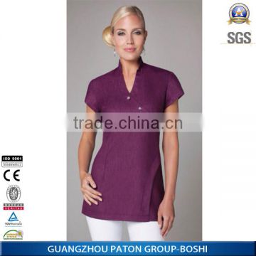 new design female spa uniform in 2014