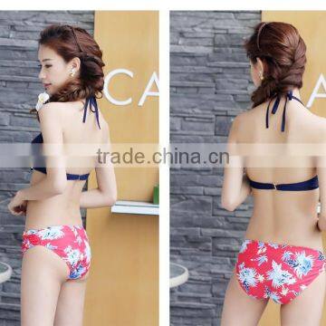 Comfortable Seamless polyester spandex fabric swimwear swimsuit for women