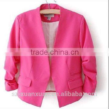 OEM Wholesaler Fashion Slim Woman Suit Blazer Colors Jacket photo-4
