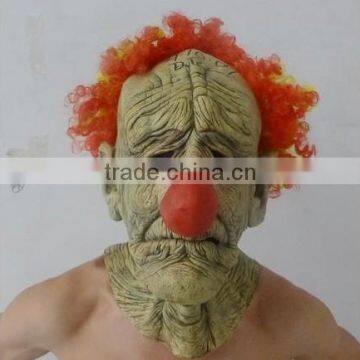 Colorful hair Clown mask, Scary Horror Theme Halloween mask,party mask, Cosplay Masks