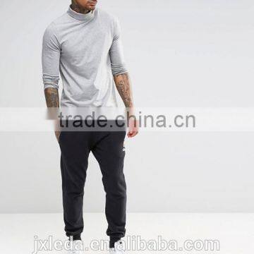 Long sleeve casual street top wear, OEM cheap blank sports golf gym t-shirt men wholesale