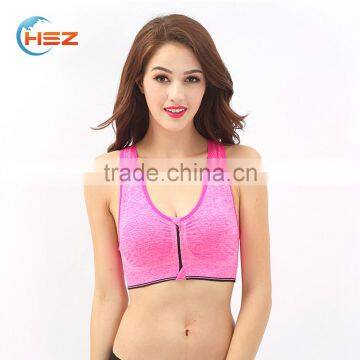 HSZ-0855 Mature Lingerie Sexy Girl Wear Sports Red Bra Custom Band Free Samples Women'S Tank Top Gym Wear Manufacturers In China