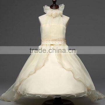 C128#2017 Baby Girls Party Dress Unique Baby Girl Names Images Baby Girl Wedding Dress photo-2