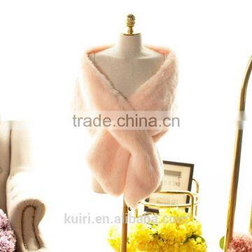 Autumn and Winter Women's Ultra Long Fox Faux Fur Collar Muffler Scarf Fur Scarf Raccoon Fur Cap Super Big Cape Shawl photo-2