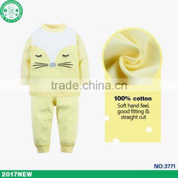 Winter fashion design long sleeve children clothes with china factory low price