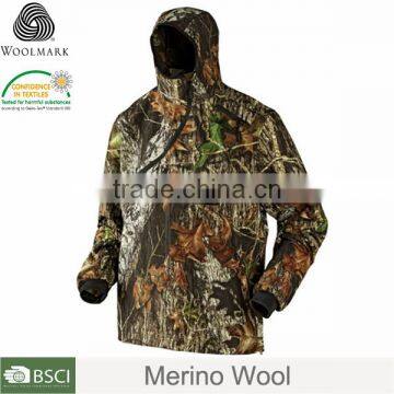 Wholesale high qulity dry fit unisex comfortable merino wool camo outdoor sports t shirts bulk outdoor shirt