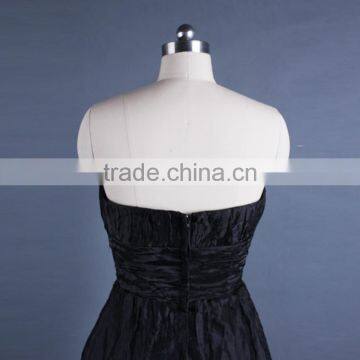 Black Strapless Strapless Evening Dress photo-5